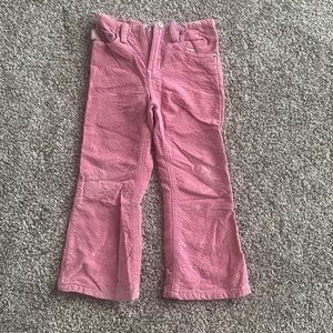 Girls Pink textured pants